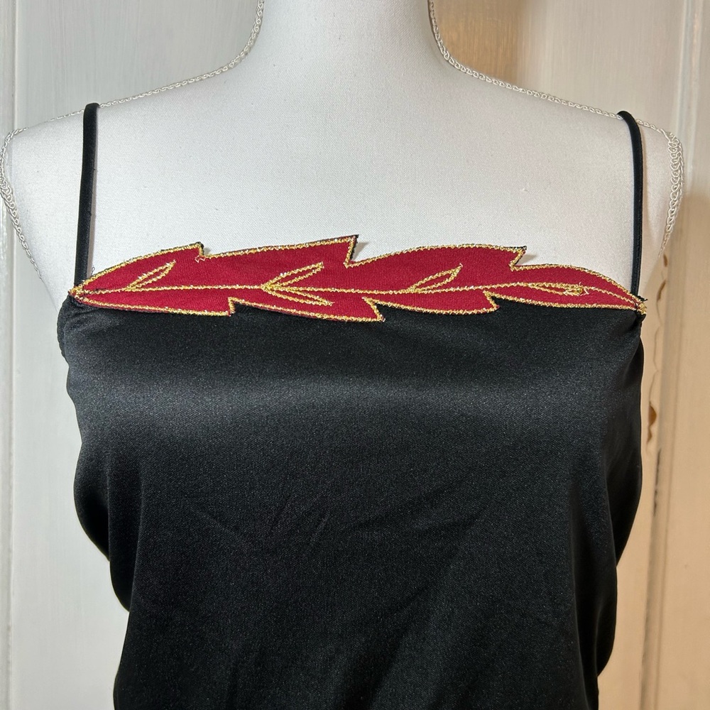 Vintage Black Grecian Costume Dress size Small - Picture 2 of 9